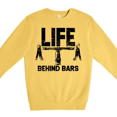 Life Behind Bars Bicycle  Premium Crewneck Sweatshirt