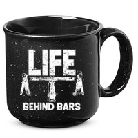 Life Behind Bars Bicycle  15oz Campfire Ceramic Mug