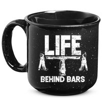 Life Behind Bars Bicycle  15oz Campfire Ceramic Mug