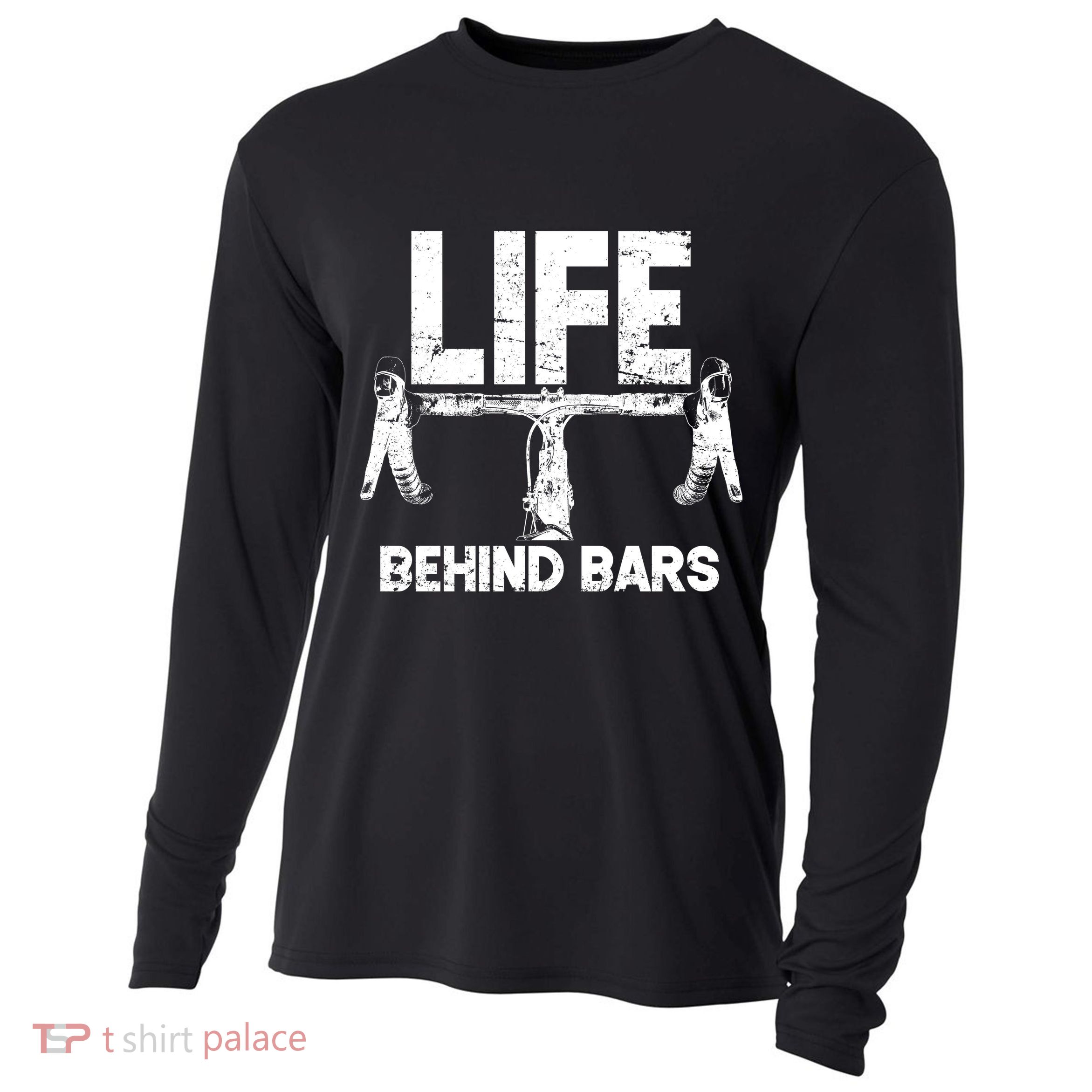 Life Behind Bars Bicycle  Cooling Performance Long Sleeve Crew