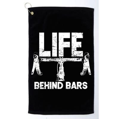 Life Behind Bars Bicycle  Golf Towel