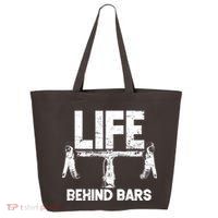 Life Behind Bars Bicycle  25L Jumbo Tote