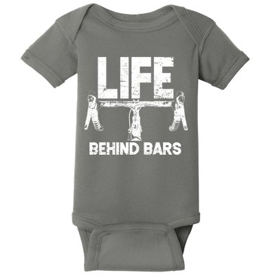 Life Behind Bars Bicycle  Baby Bodysuit