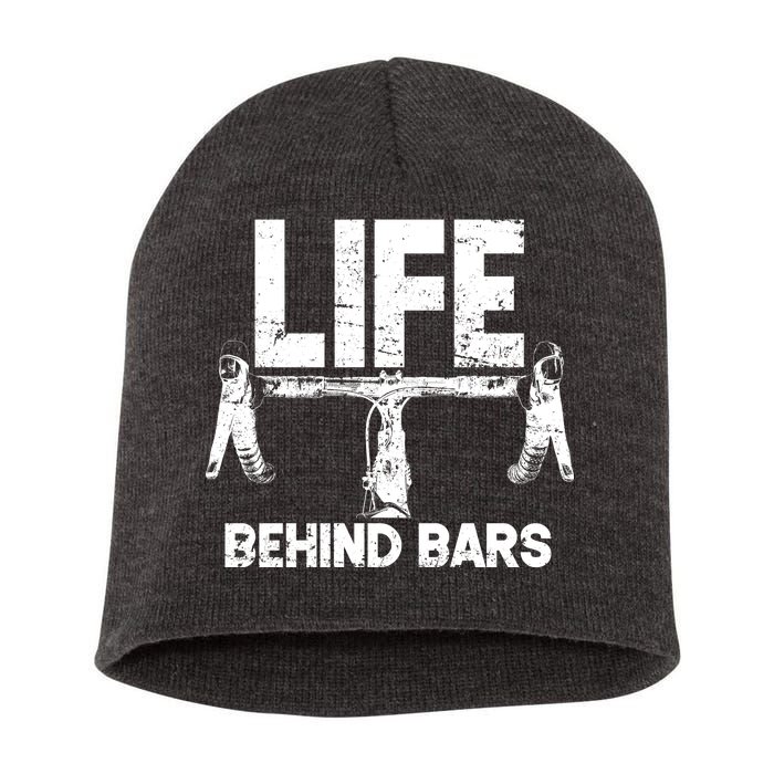 Life Behind Bars Bicycle  Short Acrylic Beanie