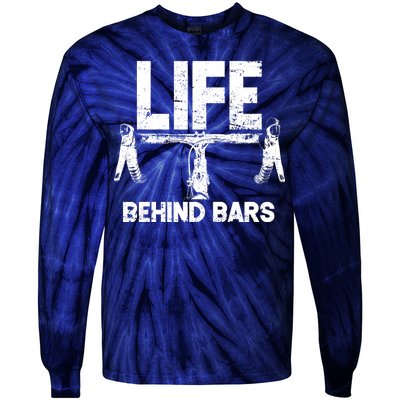 Life Behind Bars Bicycle  Tie-Dye Long Sleeve Shirt