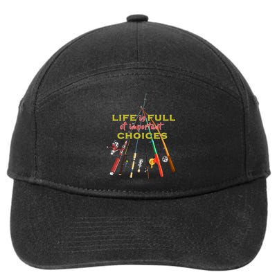 Life Full Of Choices 7-Panel Snapback Hat