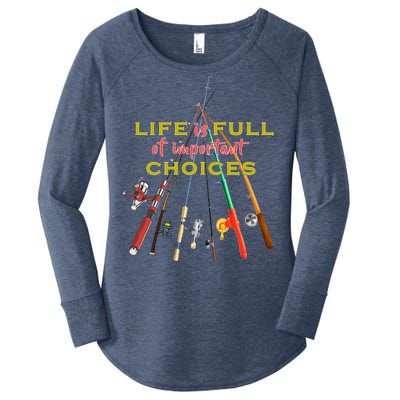 Life Full Of Choices Women's Perfect Tri Tunic Long Sleeve Shirt