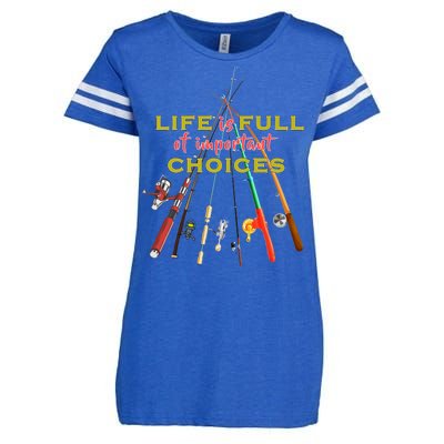 Life Full Of Choices Enza Ladies Jersey Football T-Shirt