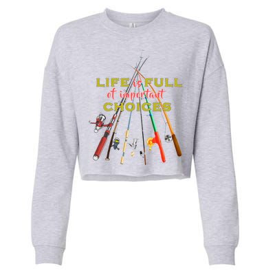 Life Full Of Choices Cropped Pullover Crew