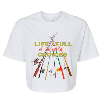 Life Full Of Choices Bella+Canvas Jersey Crop Tee