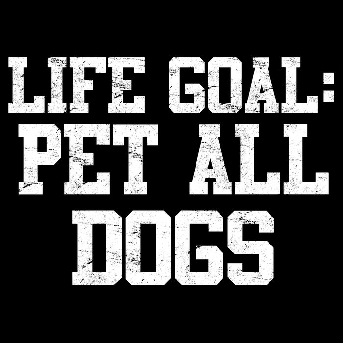 Life Goal Pet All Dogs Cropped Pullover Crew