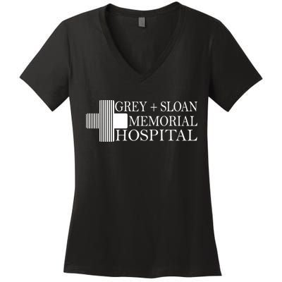 Life Grey Sloan Memorial Hospital Women's V-Neck T-Shirt