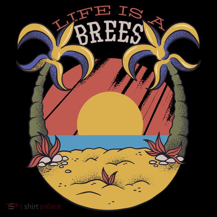 Life Is A Brees Flexfit Unipanel Trucker Cap