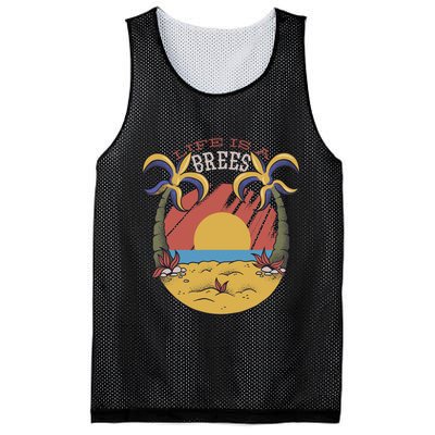 Life Is A Brees Mesh Reversible Basketball Jersey Tank