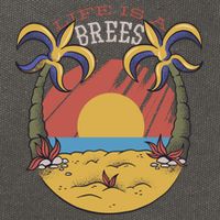 Life Is A Brees Cotton Canvas Backpack