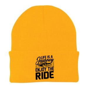 Life Is A Journey Enjoy The Ride Classic Car Knit Cap Winter Beanie