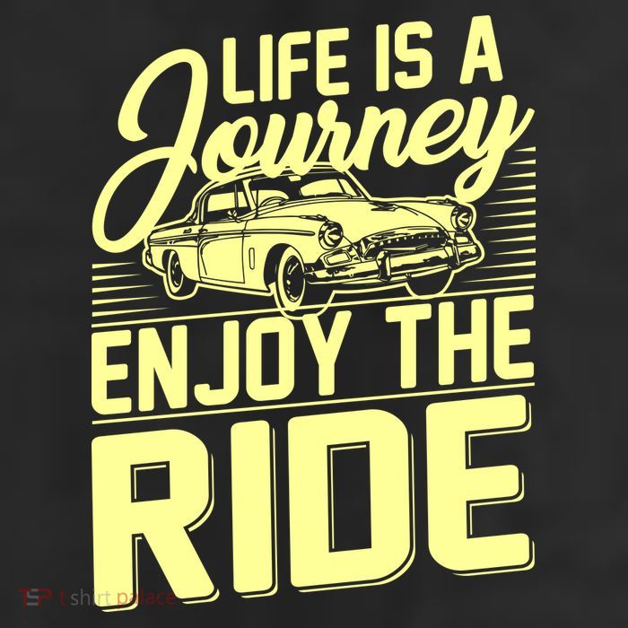 Life Is A Journey Enjoy The Ride Classic Car Cool Comfort Performance Bucket Hat