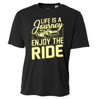 Life Is A Journey Enjoy The Ride Classic Car Cooling Performance Crew T-Shirt