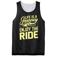 Life Is A Journey Enjoy The Ride Classic Car Mesh Reversible Basketball Jersey Tank