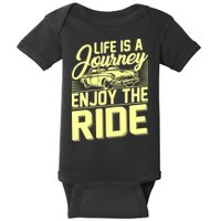 Life Is A Journey Enjoy The Ride Classic Car Baby Bodysuit