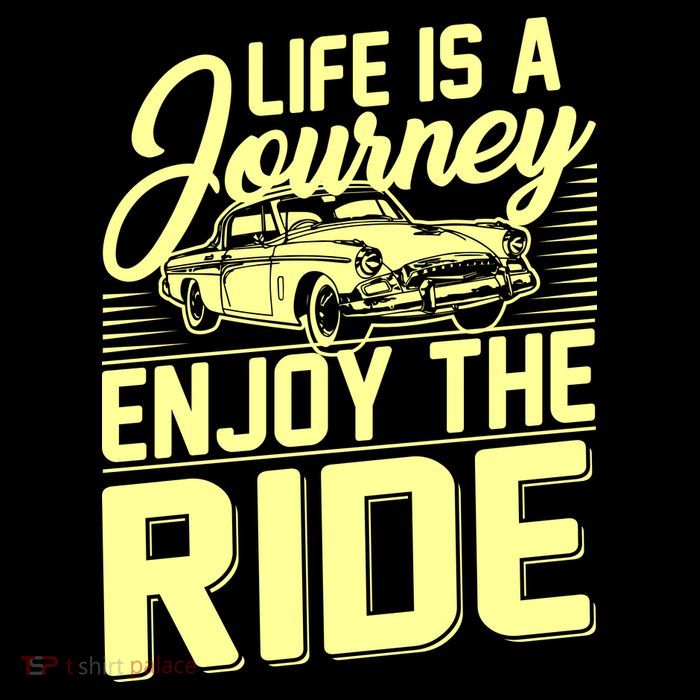 Life Is A Journey Enjoy The Ride Classic Car Tank Top