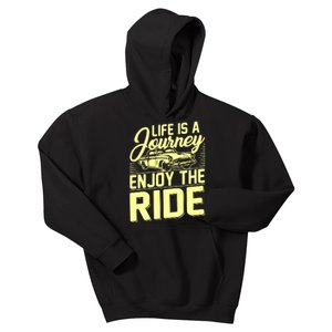 Life Is A Journey Enjoy The Ride Classic Car Kids Hoodie