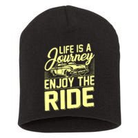 Life Is A Journey Enjoy The Ride Classic Car Short Acrylic Beanie