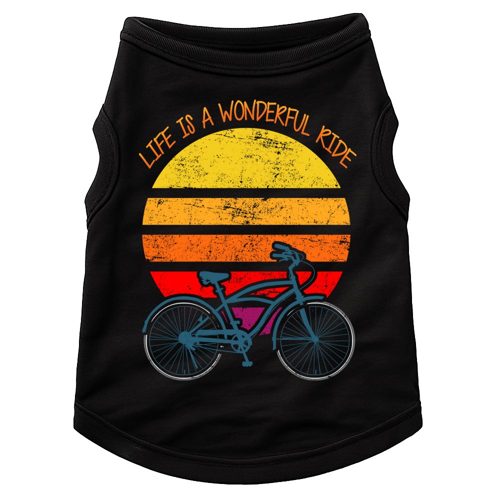 Life Is A Wonderful Ride Doggie Tank