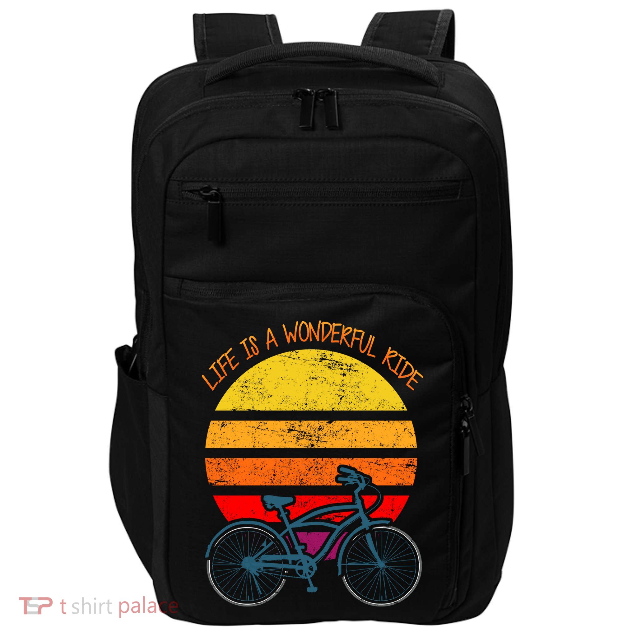 Life Is A Wonderful Ride Impact Tech Backpack