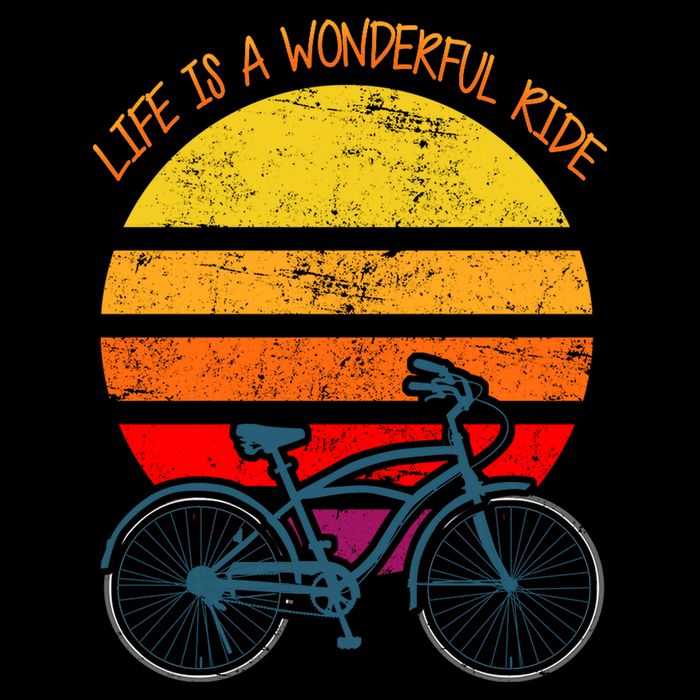 Life Is A Wonderful Ride 7-Panel Snapback Hat