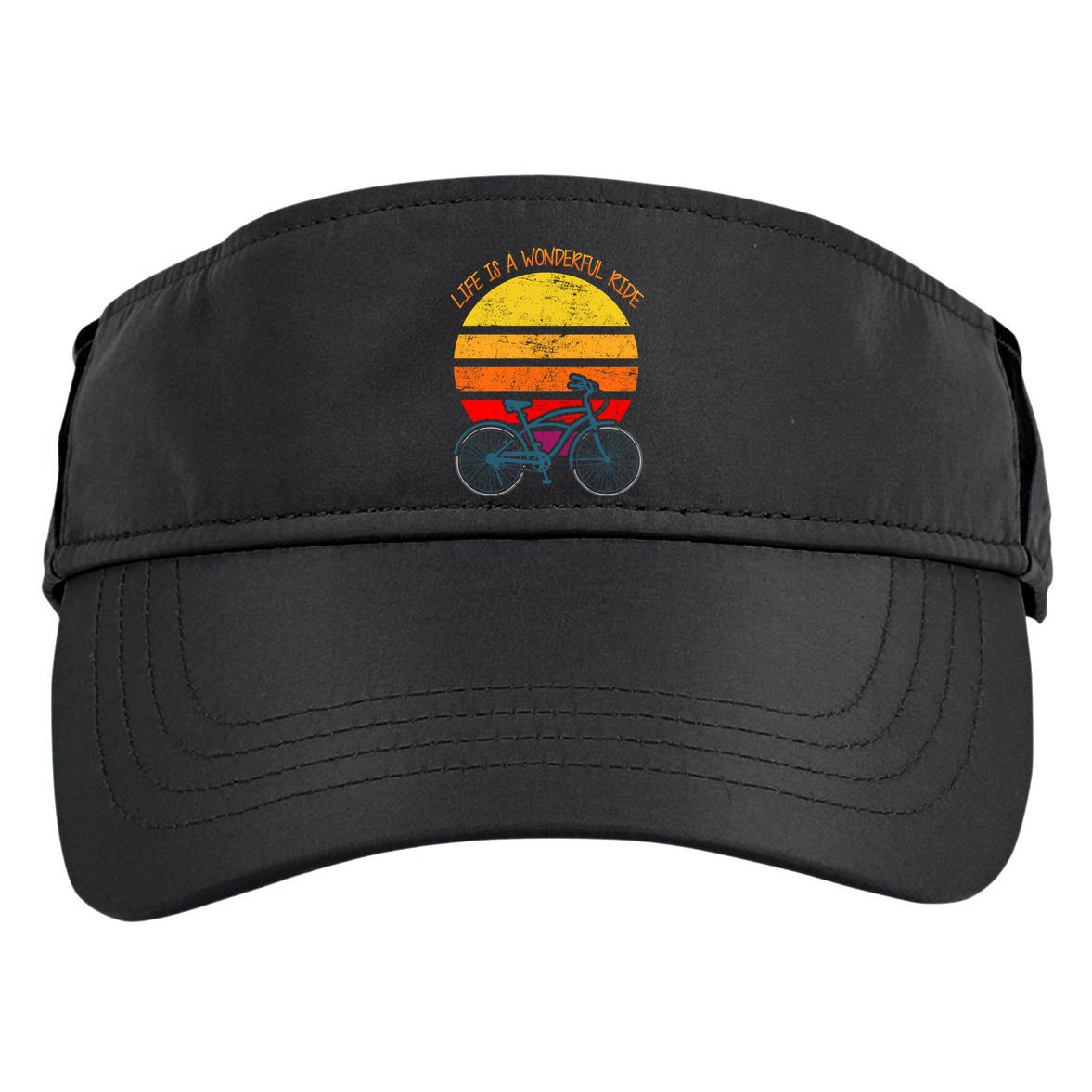 Life Is A Wonderful Ride Adult Drive Performance Visor