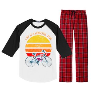 Life Is A Wonderful Ride Raglan Sleeve Pajama Set