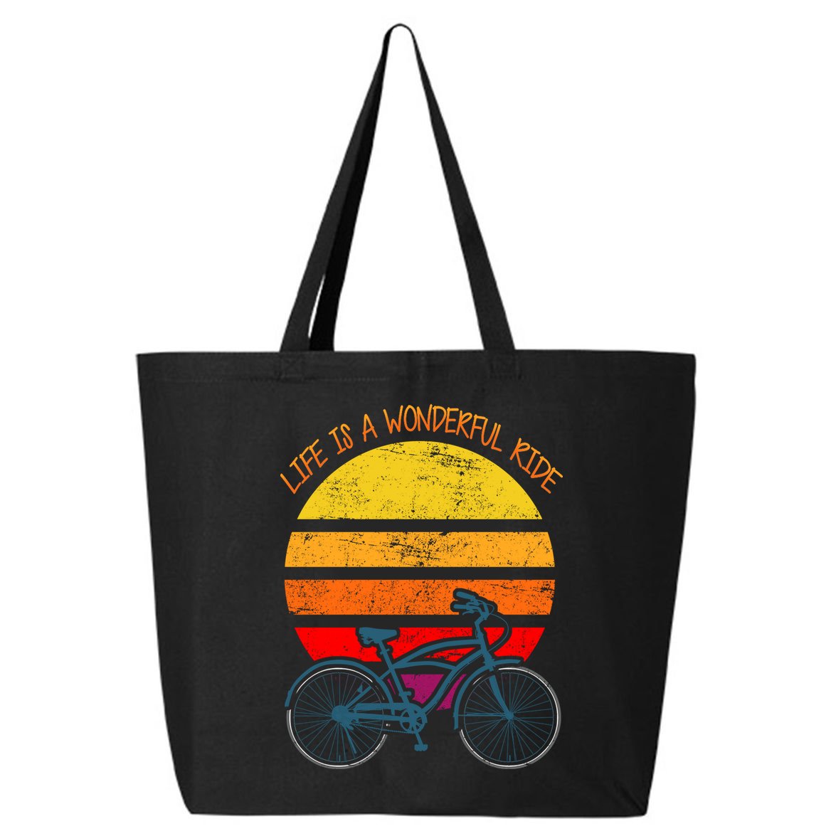 Life Is A Wonderful Ride 25L Jumbo Tote