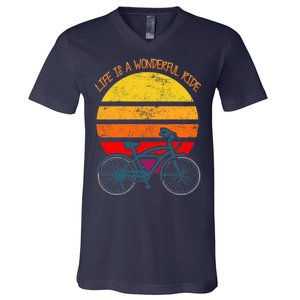 Life Is A Wonderful Ride V-Neck T-Shirt