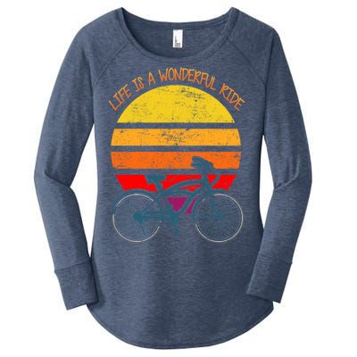 Life Is A Wonderful Ride Women's Perfect Tri Tunic Long Sleeve Shirt