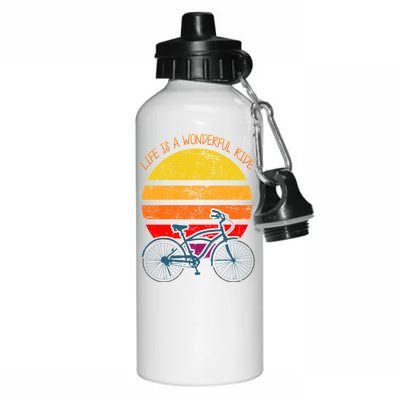 Life Is A Wonderful Ride Aluminum Water Bottle