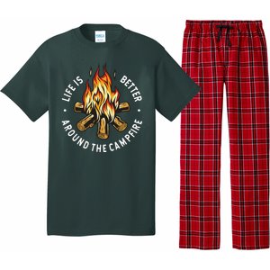 Life Is Better Around The Campfire Pajama Set