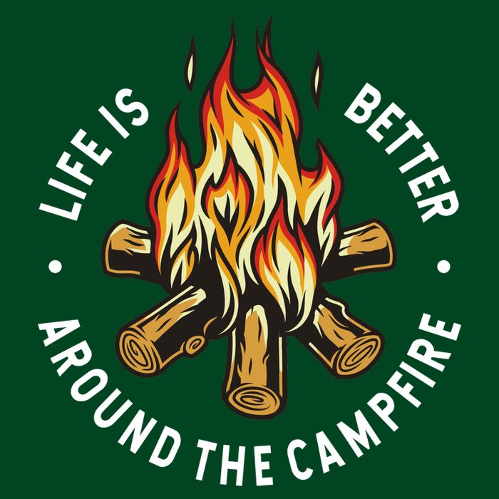 Life Is Better Around The Campfire Premium T-Shirt