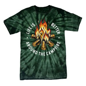 Life Is Better Around The Campfire Tie-Dye T-Shirt