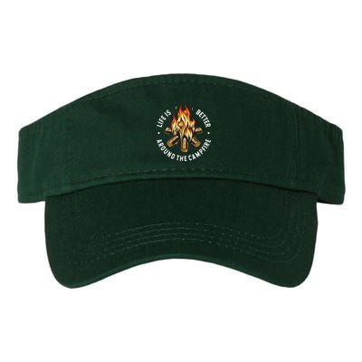 Life Is Better Around The Campfire Visor