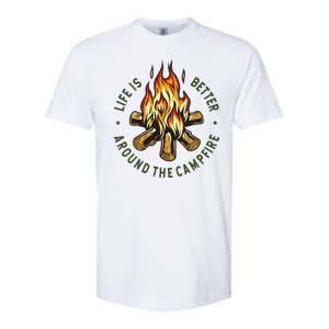 Life Is Better Around The Campfire Softstyle CVC T-Shirt