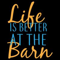 Life is Better at the Barn Wool Snapback Cap