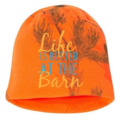 Life is Better at the Barn Kati - Camo Knit Beanie