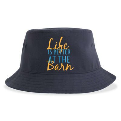 Life is Better at the Barn Sustainable Bucket Hat