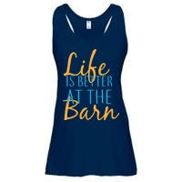 Life is Better at the Barn Ladies Essential Flowy Tank