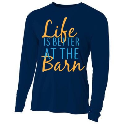 Life is Better at the Barn Cooling Performance Long Sleeve Crew