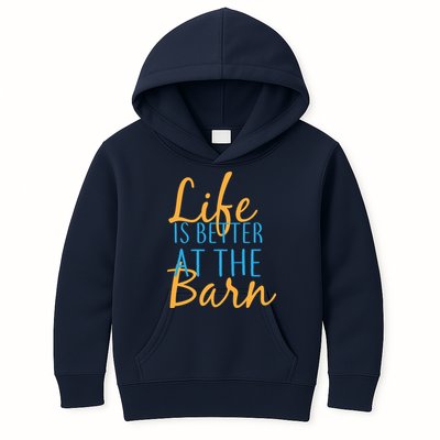 Life is Better at the Barn Kids Hoodie