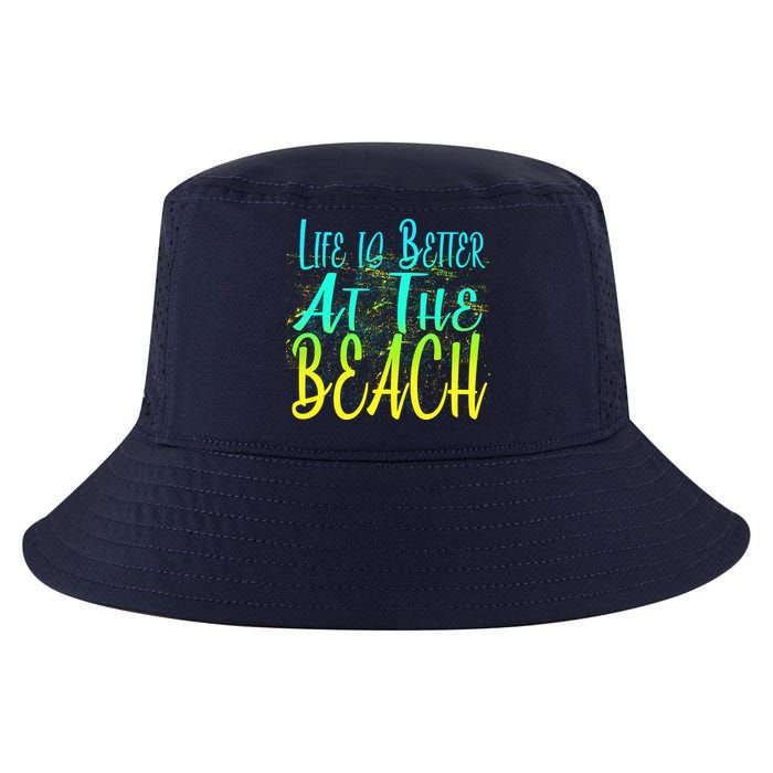 Life Is Better At The Beach Cool Comfort Performance Bucket Hat