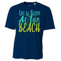 Life Is Better At The Beach Cooling Performance Crew T-Shirt