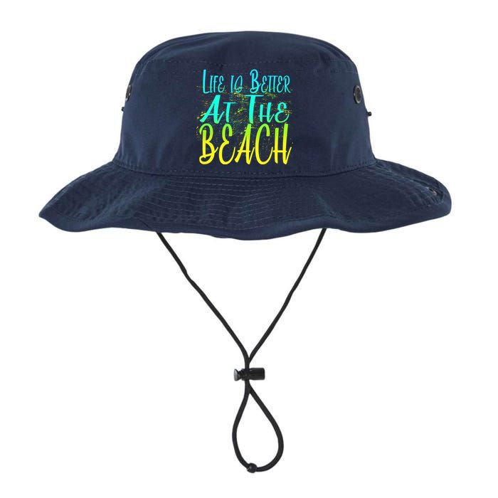 Life Is Better At The Beach Legacy Cool Fit Booney Bucket Hat